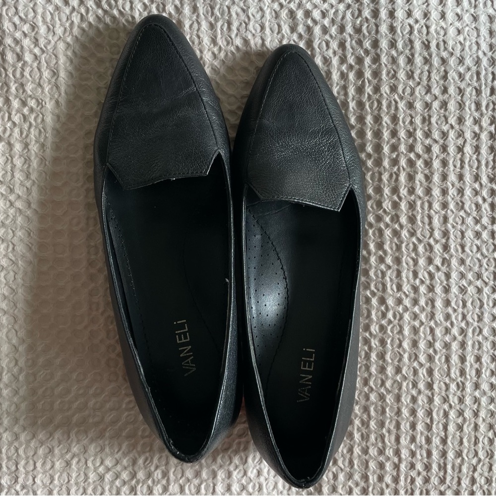 Vaneli Womens Dress Loafers, Leather, 9.5
